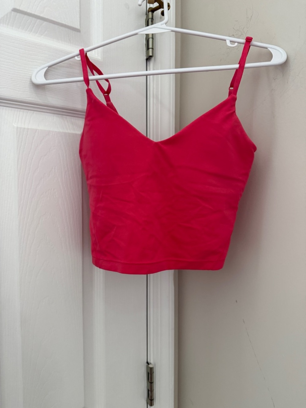 Lululemon Align Pink V-Neck Cropped Tank Top